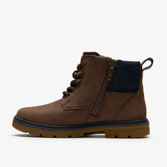 Lorcam Trail Kid Dark Brown | Clarks For Sale