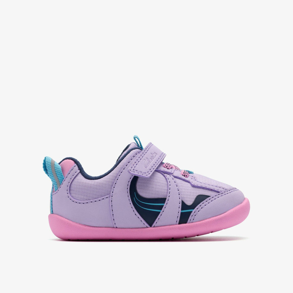 Roamer Hero Toddler Lilac Combination | Clarks Discount