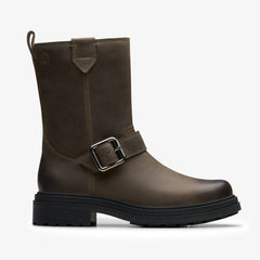 Orinoco 3 Bay Dark Grey Leather | Clarks For Sale
