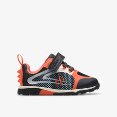 Steggy 2 Fly Toddler Black/Orange | Clarks