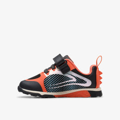 Steggy 2 Fly Toddler Black/Orange | Clarks