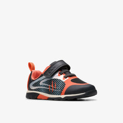 Steggy 2 Fly Toddler Black/Orange | Clarks