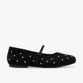 Livia Stud Black Suede | Clarks Sale