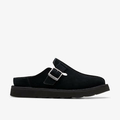 Solsbury Mule Black Suede | Clarks Discount