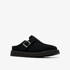 Solsbury Mule Black Suede | Clarks Discount