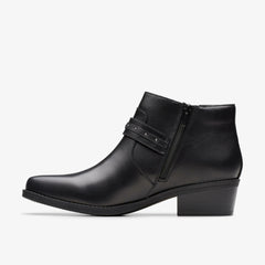 Danyelle Wish Black Leather | Clarks