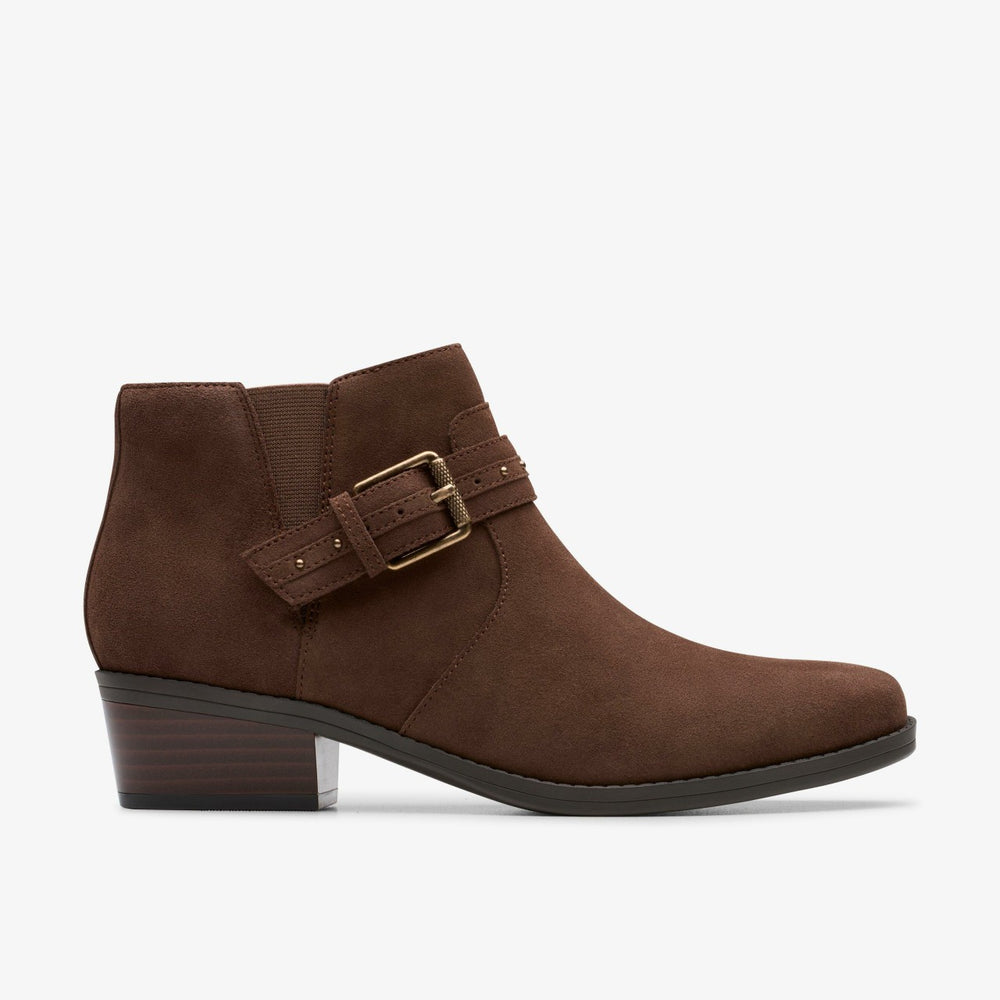 Danyelle Wish Brown Suede | Clarks Discount
