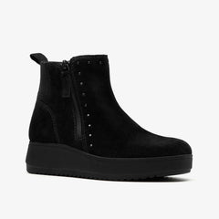 Zylah Willow Black Suede | Clarks Onsale