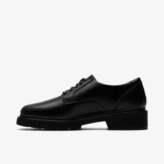Lauryl Lace Black Leather | Clarks For Sale