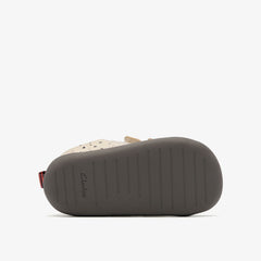 Roamer Wish Toddler Off White Print | Clarks Onsale