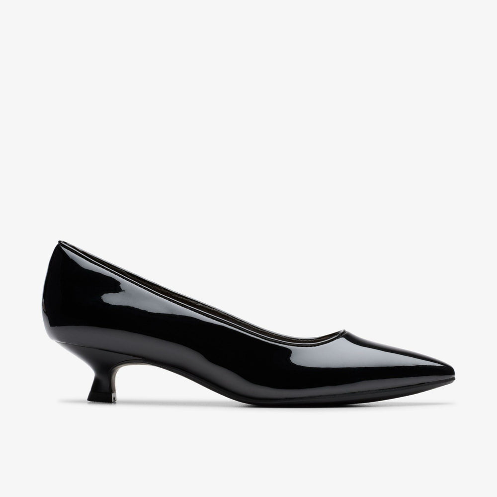 Scarlyt Piper Black Patent | Clarks