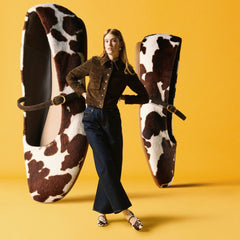 Livia Sky Cow Print | Clarks Onsale