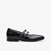 Finja Bar Older Black Leather | Clarks Onsale