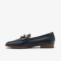 Sarafyna Iris Navy Leather | Clarks For Sale