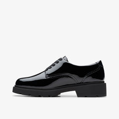 Eris Pure Youth Black Patent | Clarks Discount