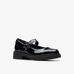 Eris Jane Youth Black Patent | Clarks US