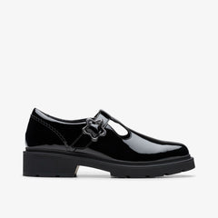 Eris Hope Youth Black Patent | Clarks Sale