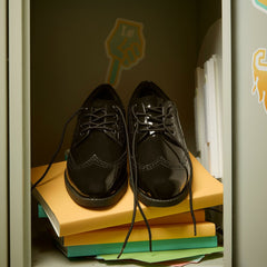 Tapa Pure Youth Black Patent | Clarks Discount