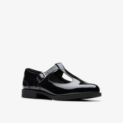 Tapa Hope Youth Black Patent | Clarks Sale