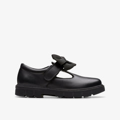 Lorcam Hope Kid Black Leather | Clarks Onsale