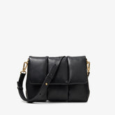 Puffy Crossbody Black Leather | Clarks US