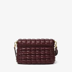 Quilted Cross Burgundy | Clarks US