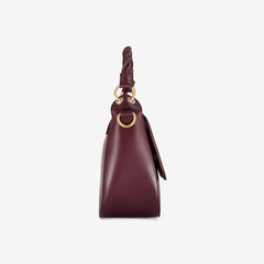 Twist Midi Burgundy Leather | Clarks US
