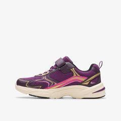 Crafton Move Kid Purple Combination | Clarks Onsale
