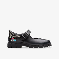 Evyn Pure Kid Black Leather | Clarks For Sale