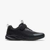 Deyes Dash Youth Black/Black | Clarks US