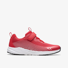 Deyes Dash Youth Red Synthetic | Clarks