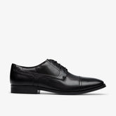 Paulton Cap Black Leather | Clarks For Sale