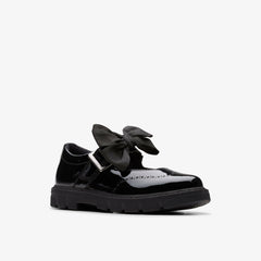 Lorcam Jane Kid Black Patent | Clarks Discount