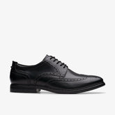 Banbury Tip Black Leather | Clarks Discount
