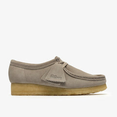 Wallabee Pale Grey Suede | Clarks For Sale