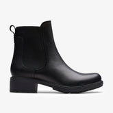 Hearth Top Black Leather | Clarks Discount