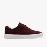 Makea Court Burgundy Suede | Clarks For Sale