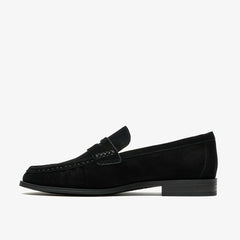 Alixea Walk Black Suede | Clarks Discount