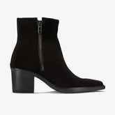 Jesse Zip Black Suede | Clarks