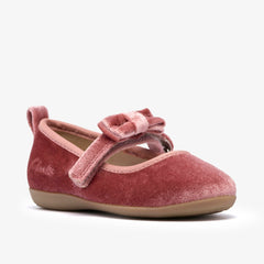 Charm Bow Toddler Dusty Pink | Clarks Discount