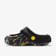 Pika Clog Warm Lined Kid Black Combination | Clarks For Sale