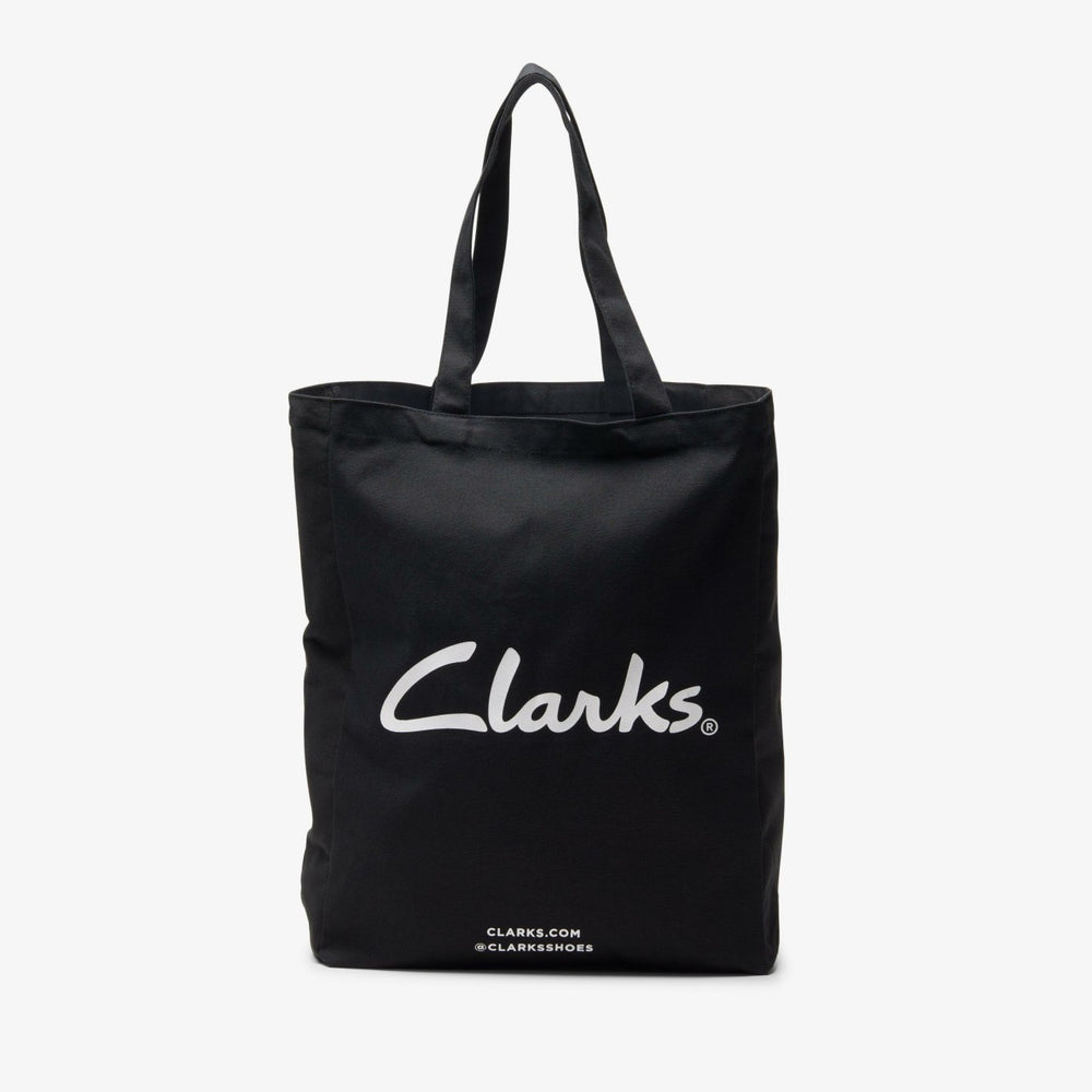 Organic Cotton Tote Bag Black | Clarks Onsale
