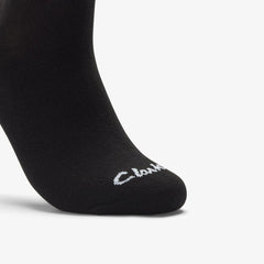 3 Pack Socks Size 6-11 Black Black | Clarks Onsale