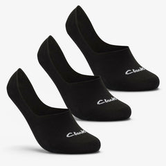 Sock Liners 3 Pack Size 6-11 Black Black | Clarks Discount