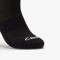 Ankle Socks 3 Pack Size 6-11 Black Black | Clarks Sale