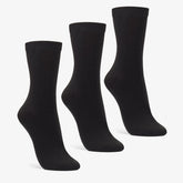 3 Pack Socks Size 2-8 Black Black | Clarks