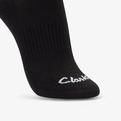 Ankle Socks 3 Pack Size 2-8 Black Black | Clarks Sale