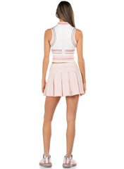 K-Swiss ACCELERATE CROP TANK Flamingo | Women Tennis & Pickleball