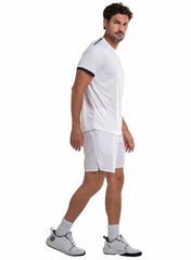 K-Swiss ASCENDOR STRIPE S/S Peacoat | Men T-Shirts & Tops