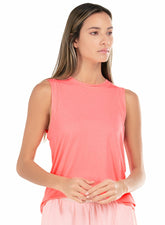 K-Swiss BACK COURT TANK Flamingo | Women T-Shirts & Tops